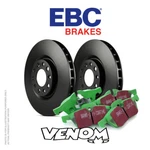 Ebc Rear Brake Kit Discs & Pads For Vw Sharan 2.8 98-2000. Fixed Price $204.69.