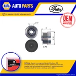Overrunning Alternator Pulley Fits Lancia Clutch Gates 77364616 Quality New. Fixed Price $115.05.