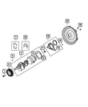 Genuine Mopar Flywheel Mounting 5038113AD. Fixed Price $1135.05.