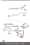 Genuine Oe Pants Flexbile GA2A41380C For Mazda GA2A4-1380C. Fixed Price $24.22.