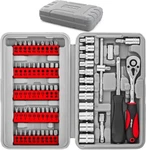 Hi-spec 69PC Diy Tool Kit W/ Sockets Screwdriver Bits & Carry Case. Fixed Price $26.39.