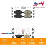 Front Rear Ceramic Disc Brake Pads Kit For Toyota Corolla Yaris Prius Prime. Fixed Price $84.17.
