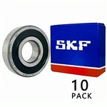 (QTY.10) Skf 6305-2RS1 25X62X17MM Double Rubber Seal Ball Bearings 6305RS. Fixed Price $90.67.