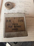 Vintage Dorman 690-018 Clutch Pilot Bushing Id 21/32, Od 9/16 New Old Stock. Fixed Price $11.95.