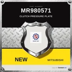 Genuine 2004-2006 Mitsubishi Lancer Clutch Pressure Plate MR980571. Fixed Price $95.00.