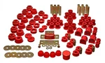 Energy Hyper-flex Full Master Bushing For 87-95 Jeep Wrangler Yj Red (2.18101R). Fixed Price $342.00.