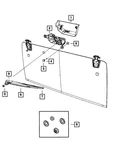 Genuine Mopar Washer Motor & Bracket Attaching 68030982AA. Fixed Price $7.92.
