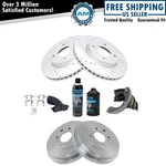 Front & Rear Semi-metallic Brake Pad Rotor Drum Kit W/chemicals For Nissan. Fixed Price $229.85.
