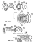 Genuine Mopar Rear Clutch Piston Seal 1942054. Fixed Price $7.54.