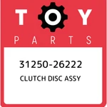 31250-26222 Toyota Clutch Disc Assy 3125026222, New Genuine Oem Part. Fixed Price $92.22.