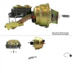 1967-69 Chevy Camaro Fw Mount Pwr 8" Dual Brake Booster Kit Drum/drum Classic. Fixed Price $449.95.