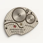 SB6: Illinois 16S 17J 305 Double Roller Model - Pocket Watch Movement Parts. Fixed Price $19.95.