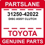 31250-42022 Toyota Oem Genuine Disc Assy Clutch. Fixed Price $151.99.