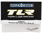 Team Losi Racing TLR6031 4.8X8MM Titanium Ball Stud Set (2) 22 Series Hh. Fixed Price $16.99.