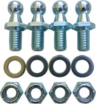 (4 Pack) 10MM Ball Studs With Hardware 5/16-18 Thread X 1/2" Long Shank Gas. Fixed Price $19.99.