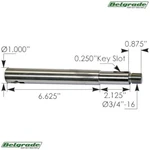755.CS109 Cross Shaft 9.625IN Peterbilt 0601093 06-01093 Model 387. Fixed Price $63.95.