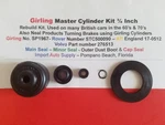 & Clutch Master Cylinder Repair Kit Girling SP1967 3/4 Bore Neal Brakes. Fixed Price $15.95.