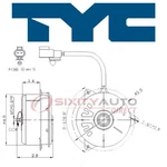 Tyc Right Engine Cooling Fan Motor For 1998-1999 Toyota Corolla Belts Clutch. Fixed Price $71.75.
