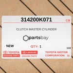 Genuine 2015-2023 Toyota Hilux Clutch Master Cylinder 314200K071. Fixed Price $68.00.