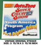 Autozone Super Chevy Show - Vintage Original Vinyl Decal Sticker. Fixed Price $5.80.