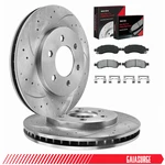 Front Disc Brake Rotors Pads For 2006 - 2009 Chevy Trailblazer Gmc Envoy Rainer. Fixed Price $96.46.