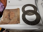 Nos 1940'S Plymouth Chrysler 11" Clutch Plate Frictiin Disc 684889 Set Of 2 Oem. Fixed Price $35.00.