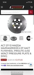 Act 600521 For 07-13 MAZDASPEED3 2.3T X Flywheel Prolite (use W/ Pressure. Fixed Price $390.00.