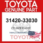 31420-33030 Genuine Toyota Cylinder Assy 3142033030 Oem. Fixed Price $74.05.