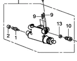 Genuine Honda Slave Cylinder 46930-SWA-G11. Fixed Price $195.15.