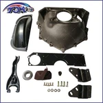 3733365 Bellhousing Kit W/ Clutch Fork Inspection Cover 55-59 Chevy V8. Fixed Price $176.01.