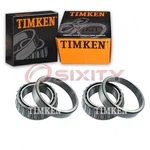 2 Pc Timken Rear Outer Wheel Bearing And Race Sets For 1989-1991 Chevrolet Qj. Fixed Price $60.62.