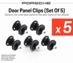 Oem Porsche 986 987 997 Cayman Cayenne Door Panel Clip (set Of 5) 95555524300. Fixed Price $17.52.