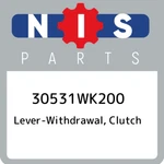 Nissan Lever-withdrawal, Clutch 30531WK200, New Genuine Oem Part. Fixed Price $69.77.