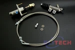 Slave Master Cylinder Braided Clutch Line Kit For 1992-2000 Honda Civic Silver. Fixed Price $75.90.