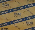 1955-62 Chevrolet Cyl Pass &trk.oil Pan Gasket Set, Mccord CS2477P REP.3714551. Fixed Price $28.00.