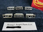 Fits Jeep CJ5 CJ7 Dash Indicator Lamp Set Of 1976-1986 5752813K Crown New!. Fixed Price $32.95.