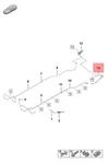 Genuine Porsche 911 Carrera GT3 Hydraulic Clutch Pipe 992721477. Fixed Price $221.75.