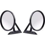 Ringbrothers Round Billet Mirror Set; Black Anodized Finish; Lh And Rh. Fixed Price $659.99.