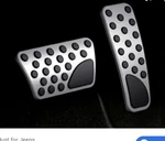 Jeep Grand Cherokee, Dodge Durango 2011 - 20222 Stainless Steel Bright Pedals. Fixed Price $194.75.