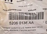 Oem Genuine Mopar Suspension Control Arm Bushing 52060138AA 2007-18 Wrangler. Fixed Price $49.99.