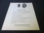 Vintage Advertising Ephemera Borg & Beck Company Clutch Type 11A6 Specifications. Fixed Price $26.65.