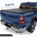 5.6/5.7FT Frp Hard Tonneau Cover Tri-fold For 2009-2026 Dodge Ram 1500 Truck Bed. Fixed Price $482.89.
