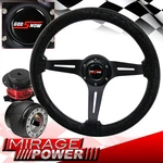 Quick Release + Black Wood Sparkling Steering Wheel Adapter For 09-11 Genesis. Fixed Price $88.99.