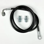 Black Master To Slave Cylinder Complete Stainless Clutch Line 92-00 Honda Civic. Fixed Price $39.95.