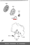 Genuine Oe Bolt Clutch Cover 9YA000804 For Mazda 9YA00-0804. Fixed Price $5.25.