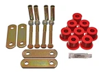 Energy Suspension 3.2137R Heavy Duty Shackle Set Front/rear Polyurethane Red. Fixed Price $105.64.