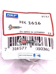 Skf HK1616 2RS Needle Roller Bearing, Open Ended 16X22X16 Mm. Fixed Price $18.45.