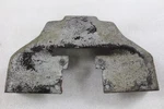 Ferrari 456 M, Bottom Clutch Hose Heat Shield, Used, P/n 154485. Fixed Price $150.00.