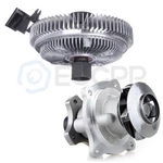 Cooling Water Pump & Electric Fan Clutch For 2002-2009 Chevrolet Buick Saab Gmc. Fixed Price $100.49.